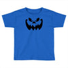 evil pumpkin face halloween costume Toddler T-shirt