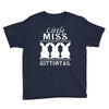 little miss cottontail cute bunny easter Youth Tee