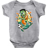 frankenstein soccer Baby Onesie