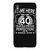 40th birthday t shirt personalise with name age year ideal birthday gi iPhoneX Case