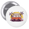 Sunset Van Pin-back button