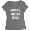 worlds greatest farter funny fathers day new men t shirt w10 Women's Triblend Scoop T-shirt