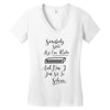 Silence (f94) Women's V-Neck T-Shirt