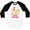 chicken permission 3/4 Sleeve Shirt