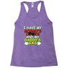 mommy's looks daddy's gas Racerback Tank