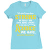 Ewing Sarcoma Awareness Ladies Fitted T-Shirt