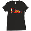 when xmas Ladies Fitted T-Shirt