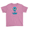 monster eye blue Youth Tee