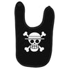 onepiece  straw hat crew flag luffy pirates anime Baby Bibs