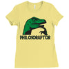 philosoraptor (2) Ladies Fitted T-Shirt