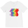 Goku Rainbow T-Shirt V-Neck Tee
