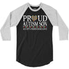 proud autism son 3/4 Sleeve Shirt