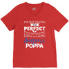 awesome poppa V-Neck Tee