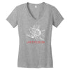 cycling rider gift bike tee life Women's V-Neck T-Shirt