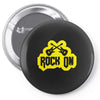 rock on Pin-back button