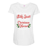 i just want to bake stuff and watch christmas movies all day Maternity Scoop Neck T-shirt