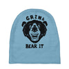 grin and bear it Baby Beanies