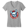 french bulldog club Women's V-Neck T-Shirt