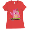 mrs yetti and her poops Ladies Fitted T-Shirt