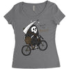 back to boo!!! Women's Triblend Scoop T-shirt