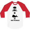 nuke the whales 3/4 Sleeve Shirt