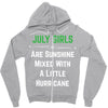 July Girls Zipper Hoodie