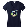 playing god Women's V-Neck T-Shirt