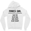 March Girl Zipper Hoodie