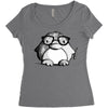 nerd penguin Women's Triblend Scoop T-shirt