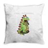 oh no monster Throw Pillow