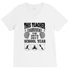 This Teacher Survived The 2016 2017 School Year V-Neck Tee