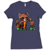 rocket around the Ladies Fitted T-Shirt