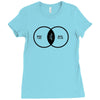 music elitism venn diagram musician indie snob rock geek shirt t shirt Ladies Fitted T-Shirt