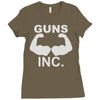 guns inc Ladies Fitted T-Shirt