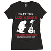 Pray for Las Vegas, Route 91 Harvest 2017 Ladies Fitted T-Shirt