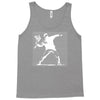 with banksy flower bomb print Tank Top