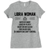 Libra Woman Ladies Fitted T-Shirt