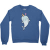 cute kawaii narwhals are cute Crewneck Sweatshirt