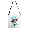 Grandpa Shark -Shark Do Do Do Adjustable Strap Totes