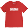 men's funny graphic V-Neck Tee
