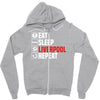 eat sleep liverpool Zipper Hoodie