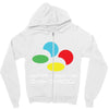 snes super famicom colours Zipper Hoodie