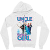 uncle of the birthday girl Zipper Hoodie