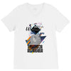who loves labrador retriever V-Neck Tee