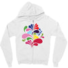 colorful art Zipper Hoodie