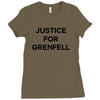 Justice For Grenfell Ladies Fitted T-Shirt