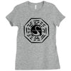 dharma lost serie tv film cinema Ladies Fitted T-Shirt