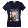 funny star wars empire magazine cover ideal birthday present Women's V-Neck T-Shirt