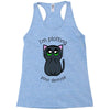 plotting your demise Racerback Tank