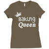 baking queen Ladies Fitted T-Shirt